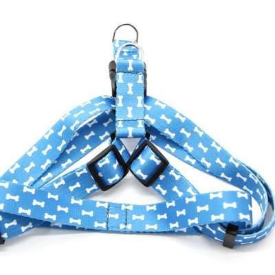 Adjustable Soft Polyester Pet Dog Harness With Pet Leash