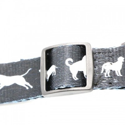 Free sample printing pattern custom logo dog collar