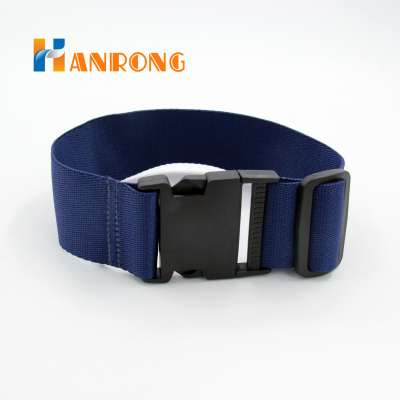 Wholesale custom personalised adjustable fabrics polyester luggage strap belt