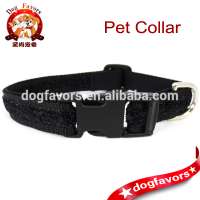 Small Black Glitter Dog Collar, Small Animal